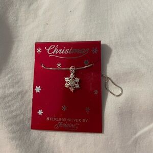 Sterling Silver Snowflake Necklace